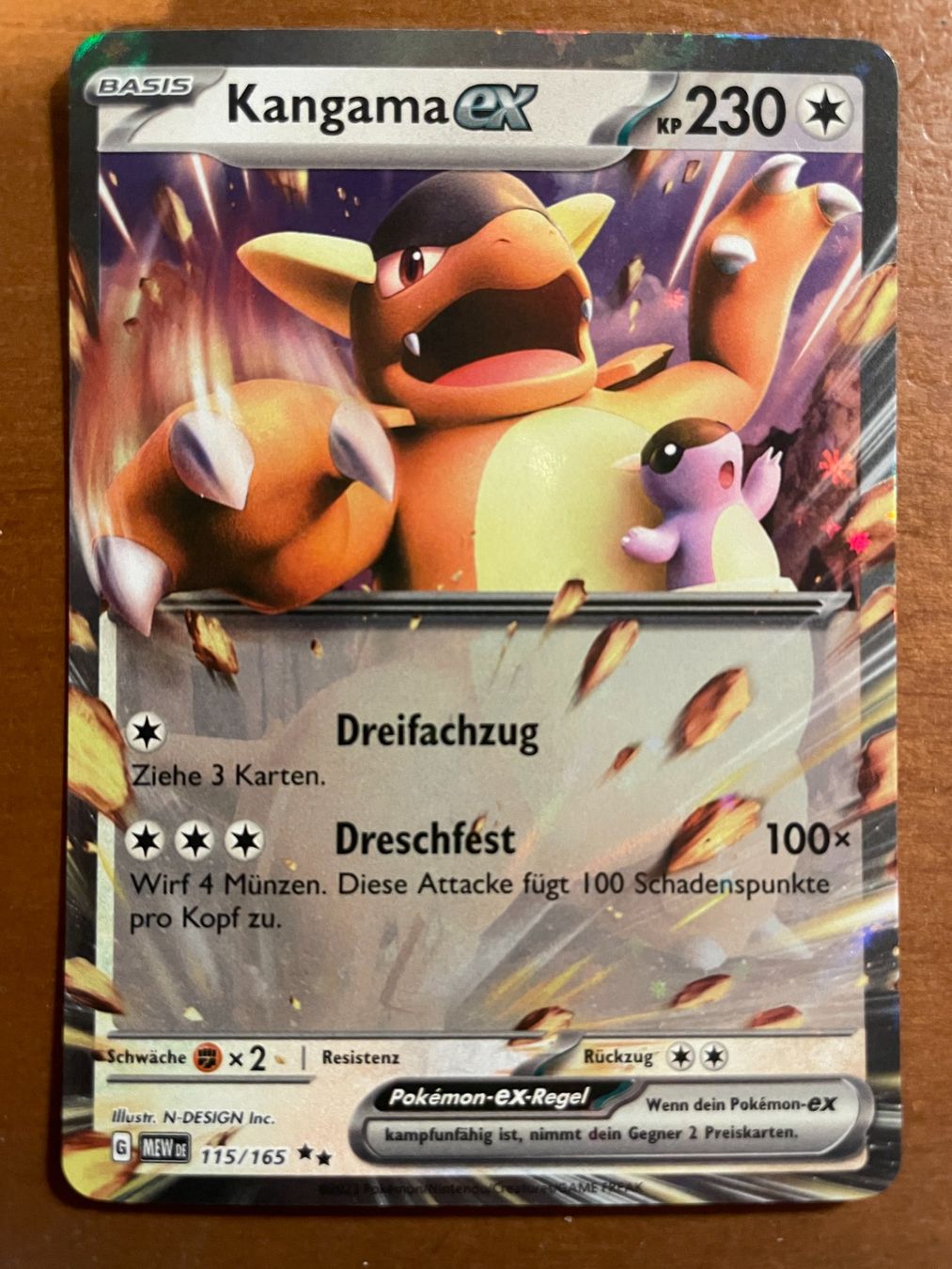 Pokémon Carte collezionabili: Pokemon Kangama eX (Versand gratis) – Nuovo (secondo la descrizione) da Chur venduto da Angerson