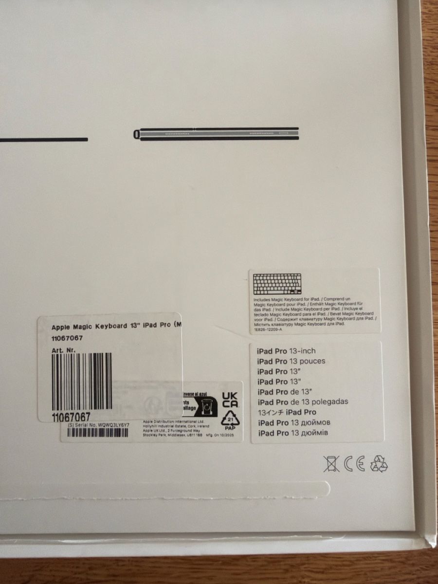 Apple Tastaturen: Apple Magic Keyboard for iPad Pro 13 new – Neu und originalverpackt aus Jona von Dearr 1