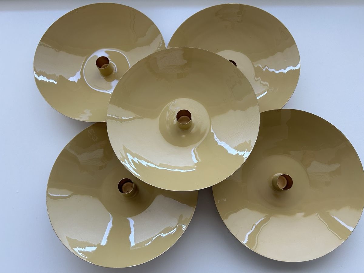 Pfister Portacandele: 3 bougeoirs diamètre 21.5cm – Nuovo e nell'imballaggio originale da Vouvry venduto da tintin2308 1