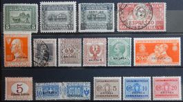Eritrea Italien ex. Kat. 79-184 */gest. 1910/30 Kat. 132 Eur