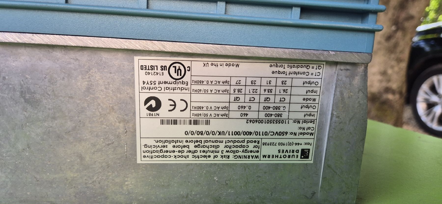 Konverter: Eurotherm convertisseur de fréquence  15kW – Neu (gemäss Beschreibung) aus Berlens von ETE68 1