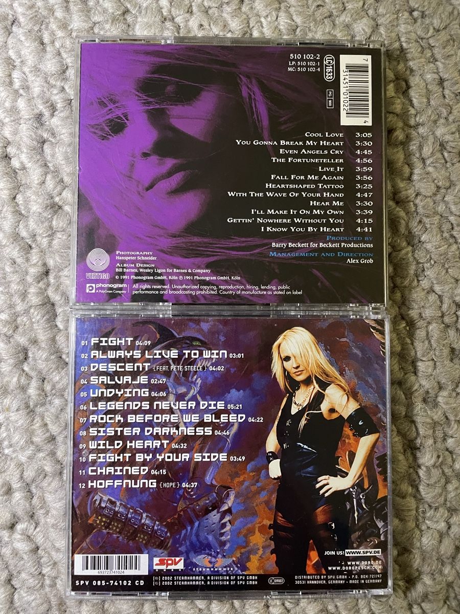CDs: 2x Doro – D'occasion à Reinach AG par trigger7811 2