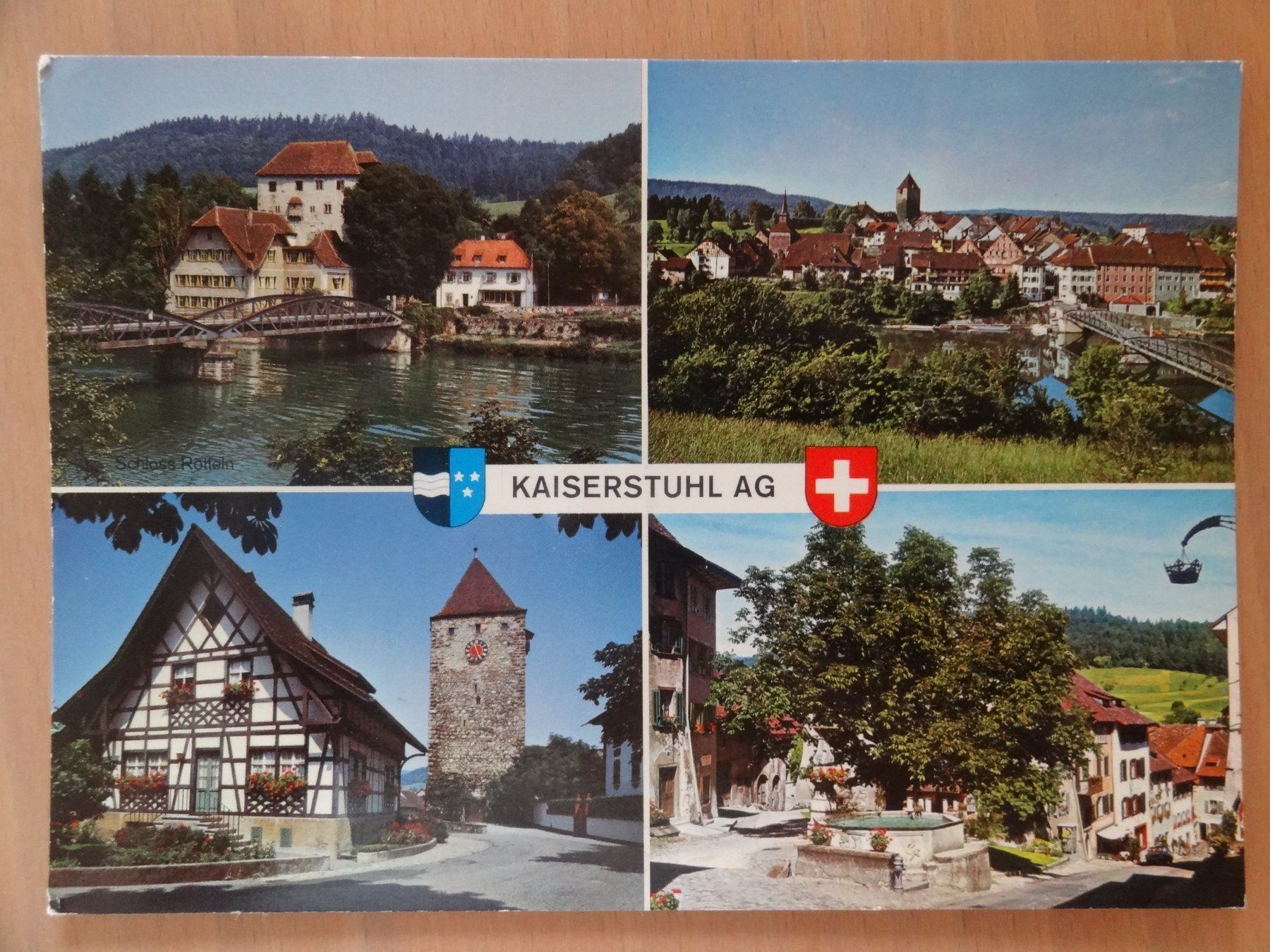 Cartoline postali: Kaiserstuhl - AG – Usato da St Léonard venduto da Riglin