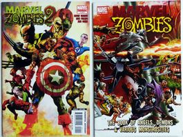 MARVEL ZOMBIES #1 & ONE-SHOT BOOK MONSTROSITIES 2007 KIRKMAN