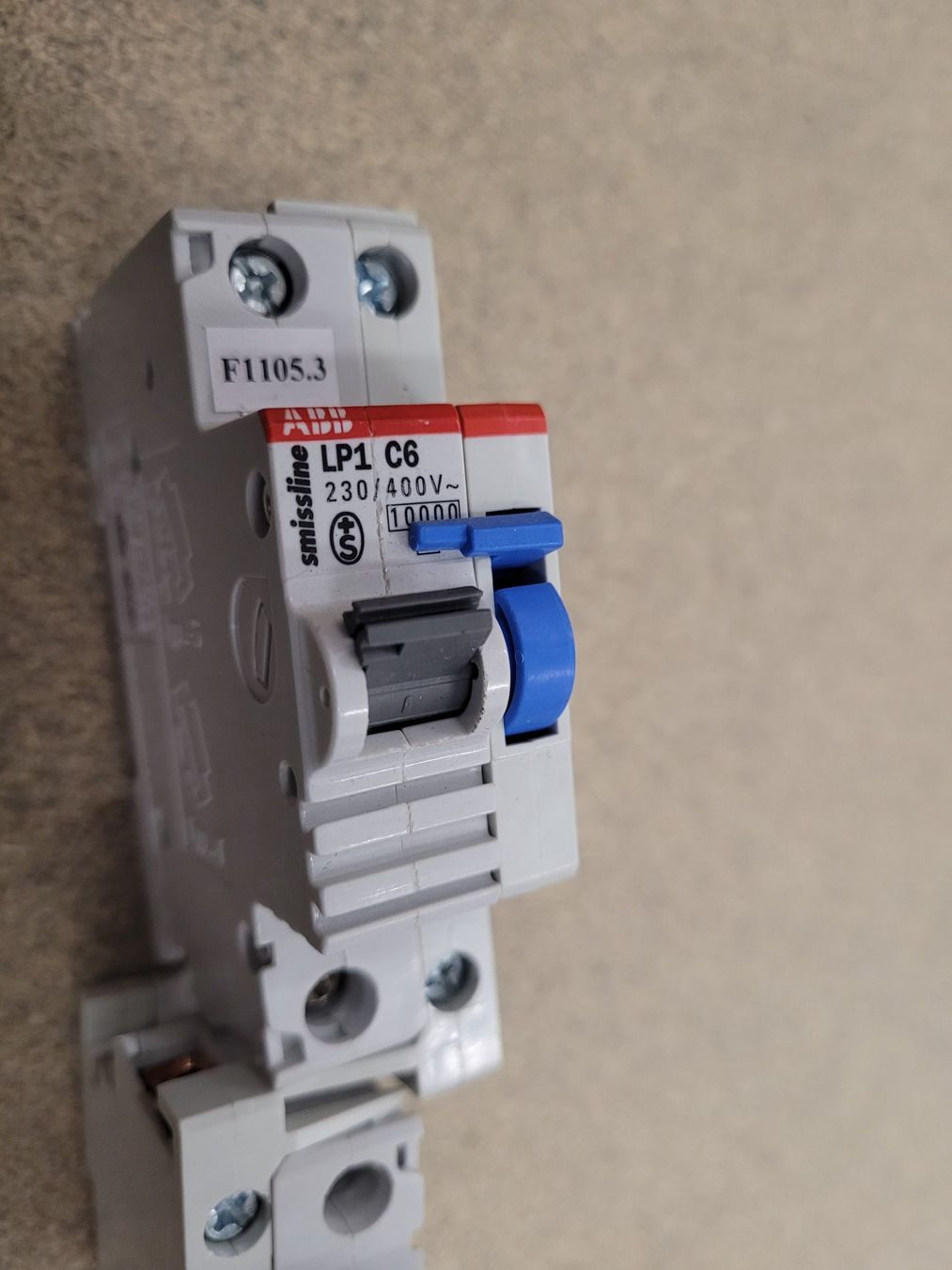 ABB Alimentazione elettrica: 2 Stück Sicherungen ABB LP1 C6 – Usato da Vitznau venduto da Night-Fire 4