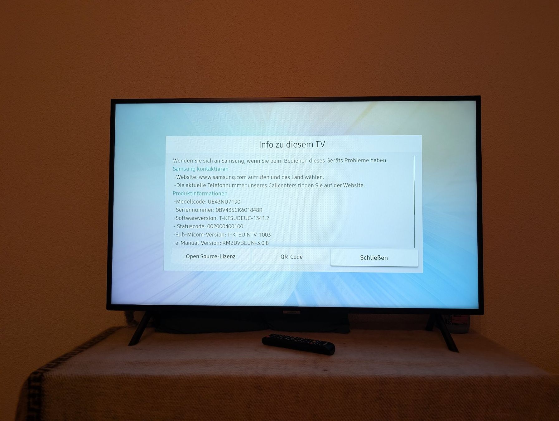 Samsung Appareils TV: Samsung Smart TV 43'' UHD – D'occasion à Hüttwilen par frolens123