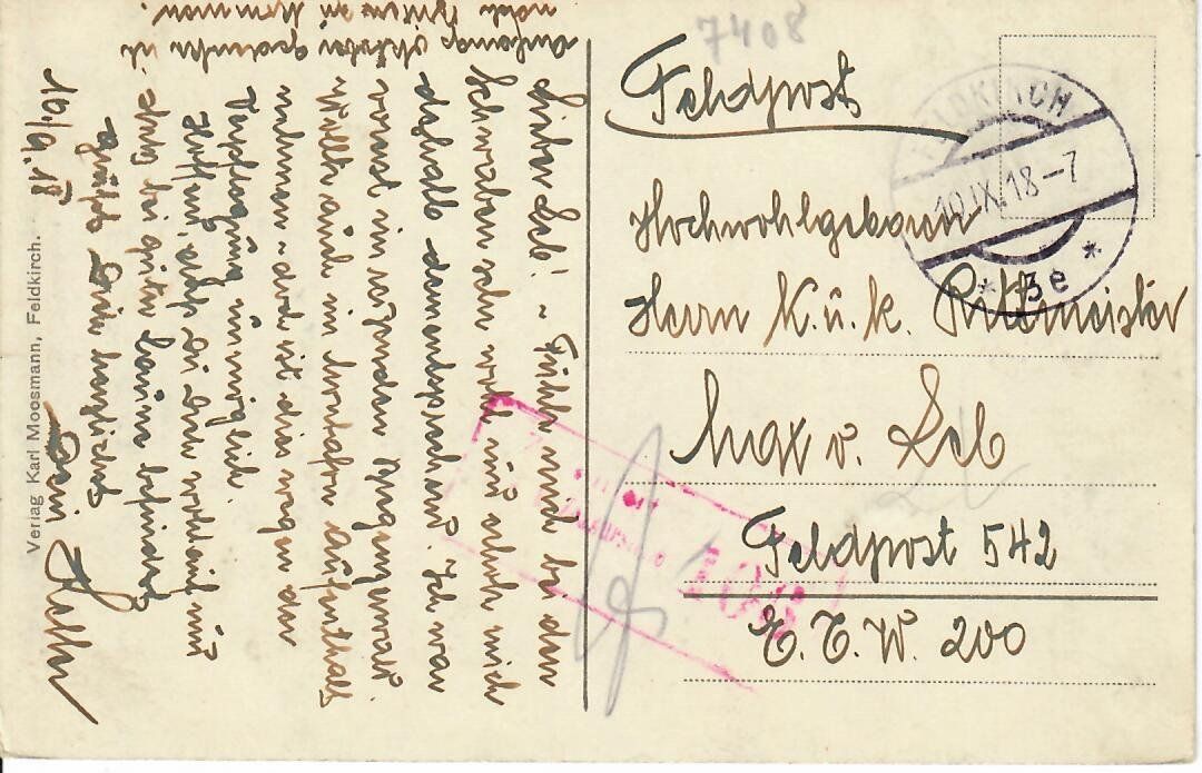 Cartes postales: Feldkirch 1918 – D'occasion à Hochdorf par Ziegel-16 1