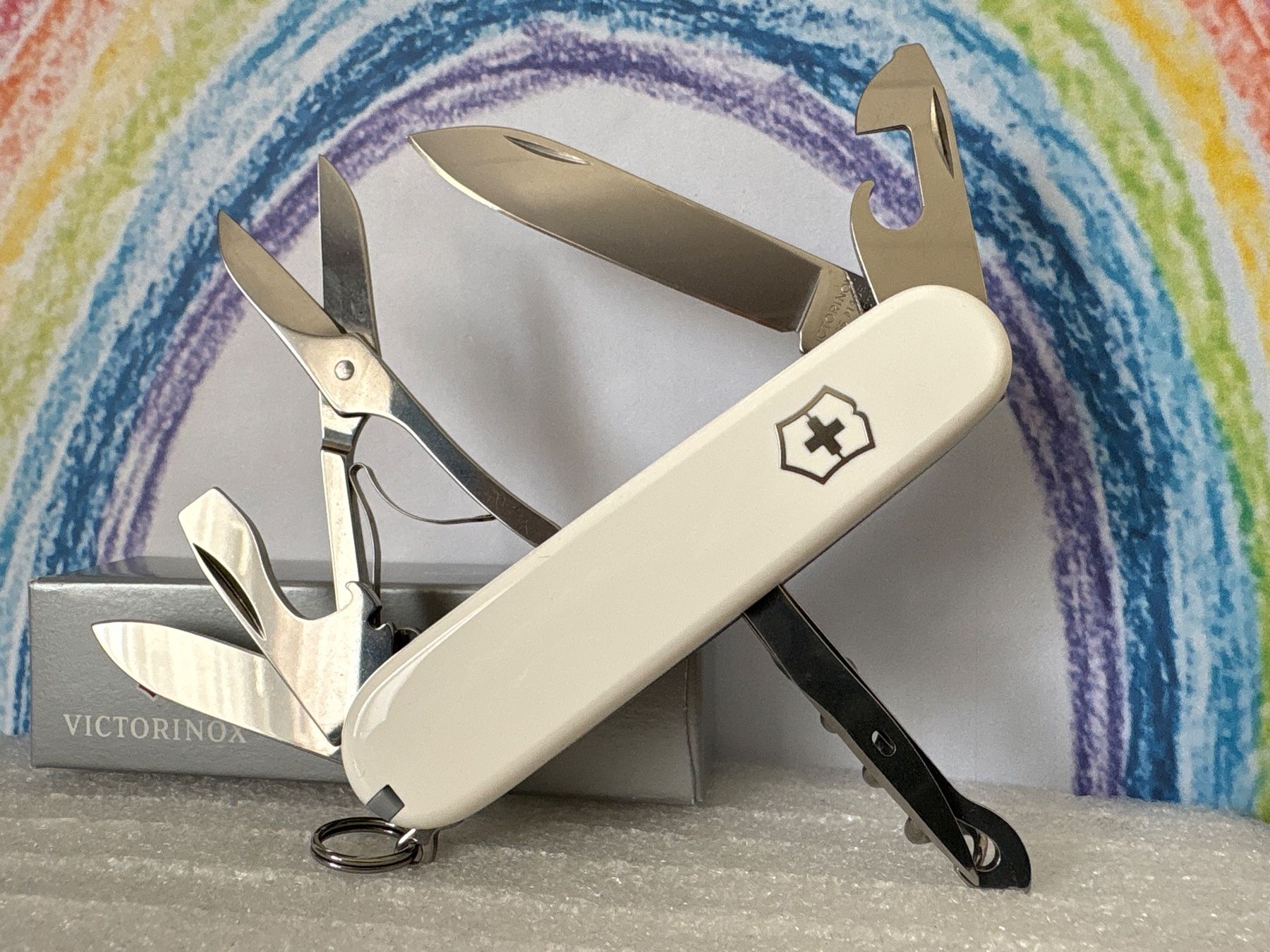 Victorinox Taschenmesser: VICTORINOX - Climber white - Sackmesser – Gebraucht aus Andwil SG von Rainboli