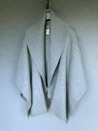 BURBERRY Poncho / Wolle-Cashmere NEUWERTIG