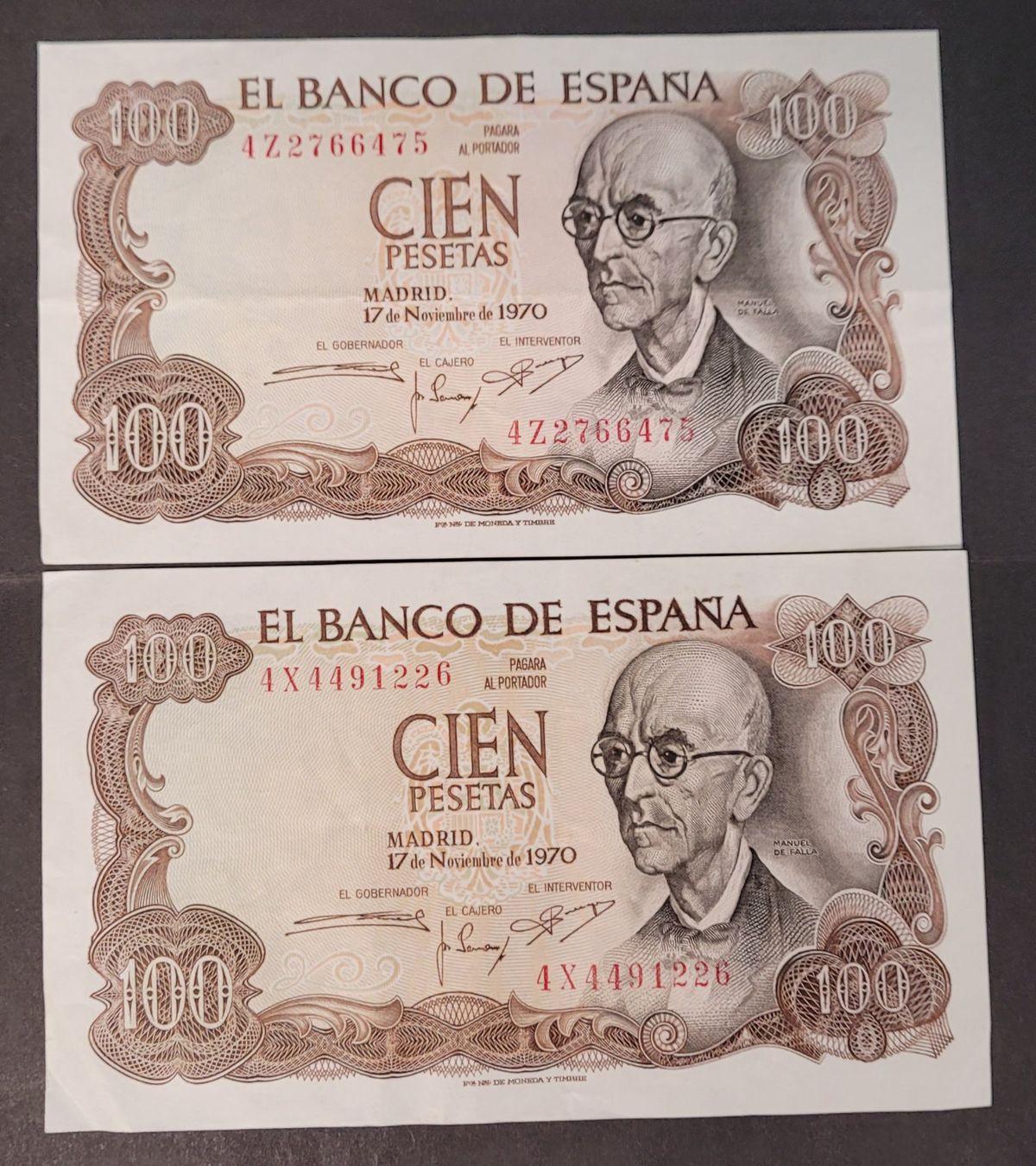Banconote: 4 x 100 PESETAS / SPANIEN 1970 – Usato da Mumpf venduto da antonio_schweiz_961 3