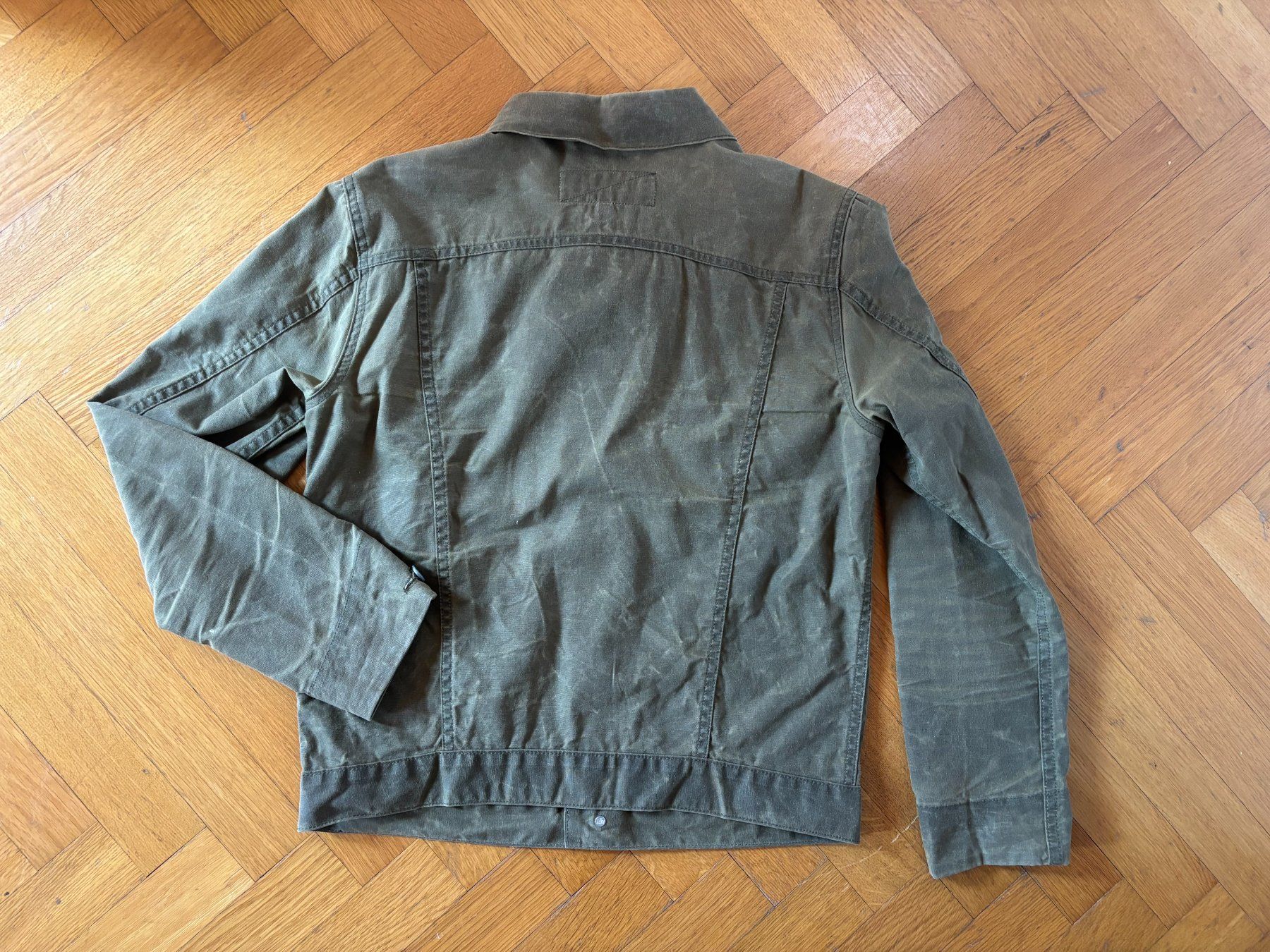 Rogue Territory Camicie: Rogue Territory Waxed Canvas Supply Jacket - Olive - Medium – Usato da Zürich venduto da dom_9h7m 1