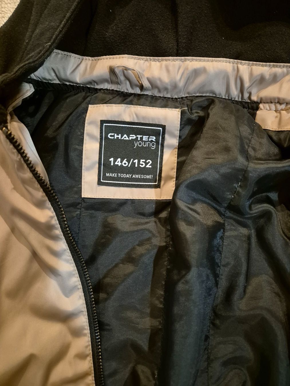 C&A Jacken & Mäntel: Coole Übergangsjacke Gr. 146/158, Junge schwarz/grau – Gebraucht aus Winkel von Heuresis 3