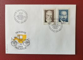 FDC Fürstentum Liechtenstein, Pioniere der Philatelie