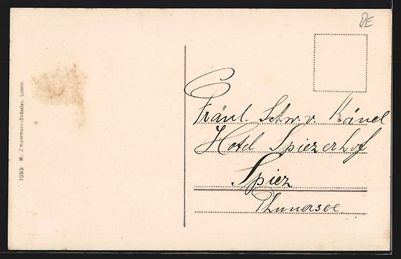 Cartoline postali: Langnau i. E., Hauptstrasse mit Haus des – Usato da Berlin venduto da bartko-reher 1
