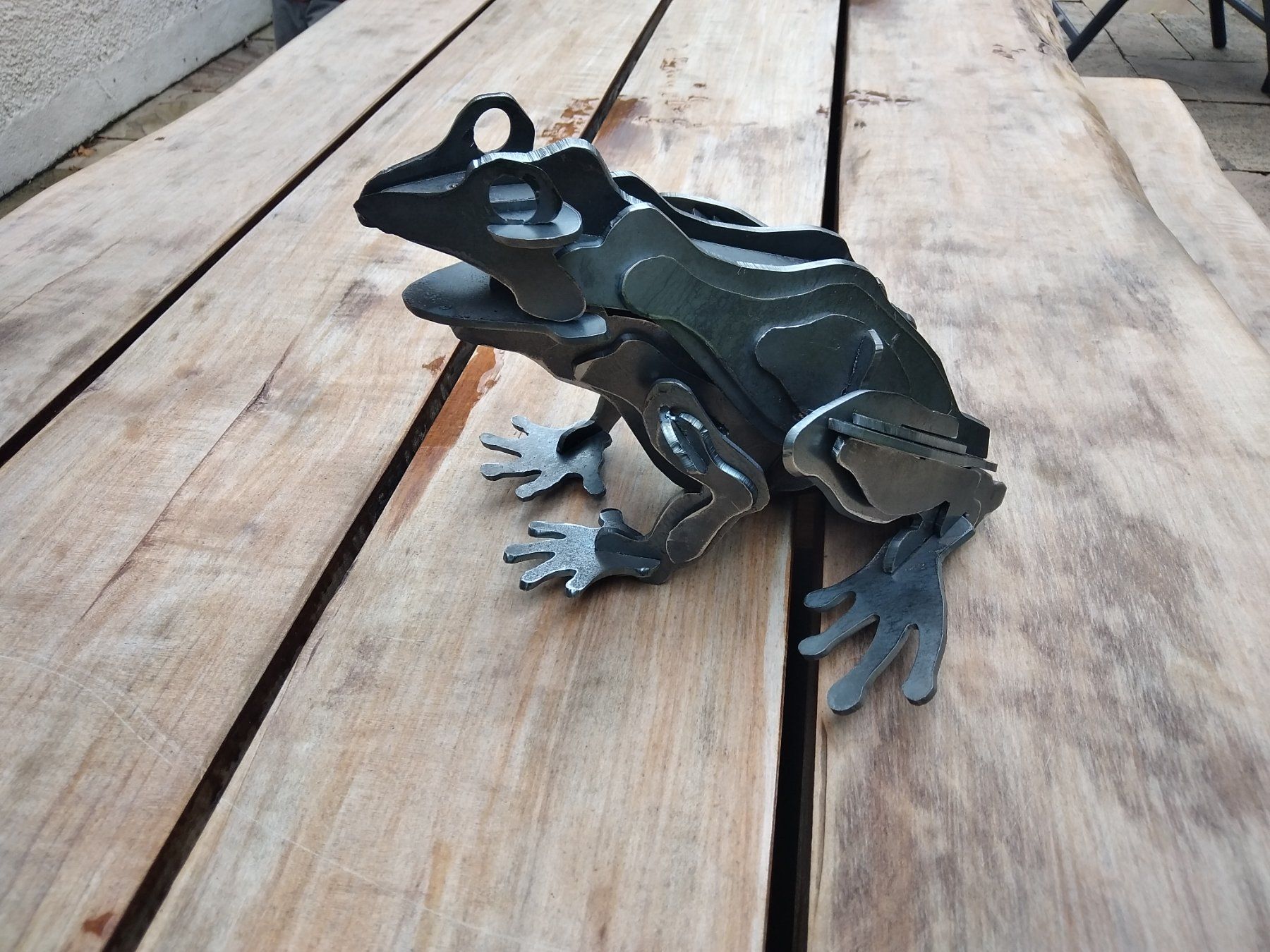 Tutte le decorazioni: Frosch Stecktier aus Stahlblech – Nuovo e nell'imballaggio originale da Wuppenau venduto da patrick-buehler
