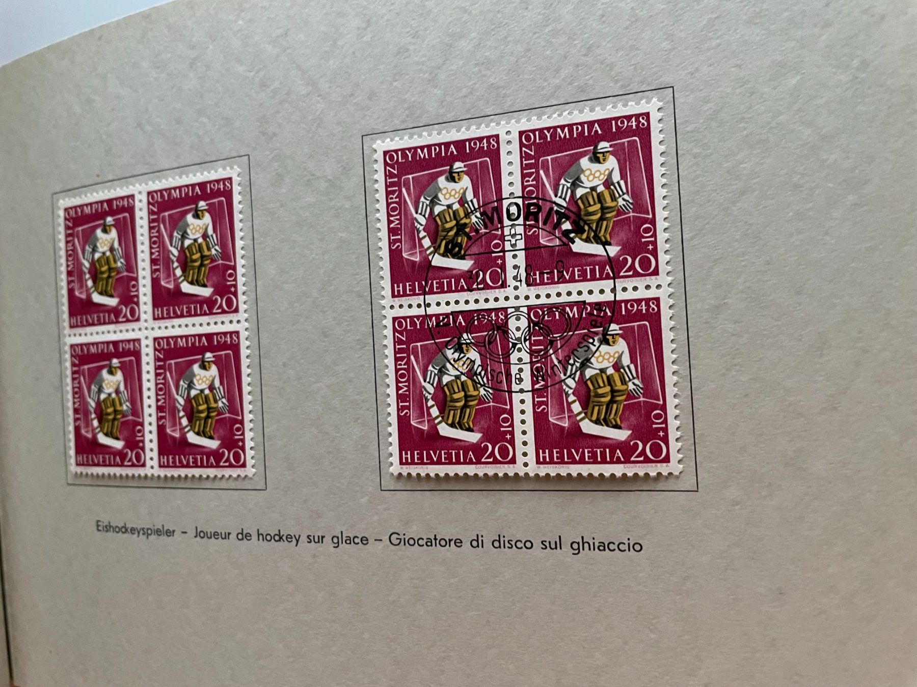 Tutti i francobolli: Winterolympiade 1948, PTT Büchlein – Nuovo (secondo la descrizione) da Menzingen venduto da Wlukas 4