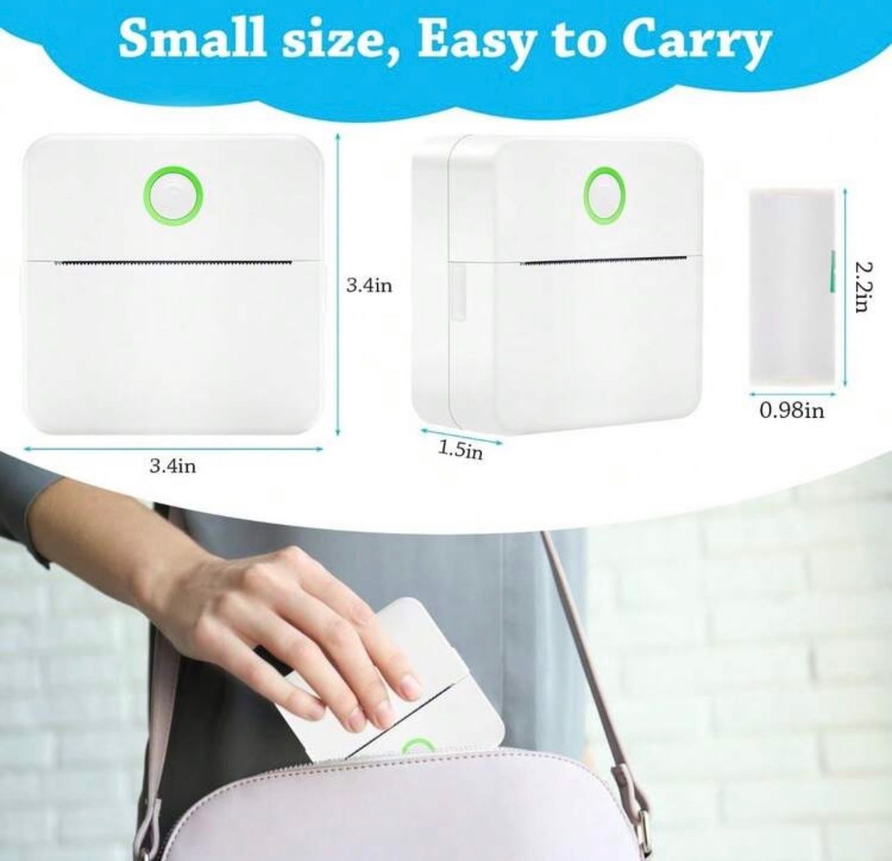 Stampanti: Mini Drucker - mit 3 Rollen Papier neu! – Nuovo e nell'imballaggio originale da Emmenbrücke venduto da engueteDeal 2