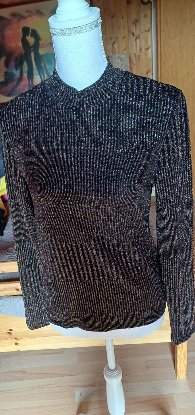 Top: pull avec fibre pailletée – Usato da Grône venduto da Cramouze