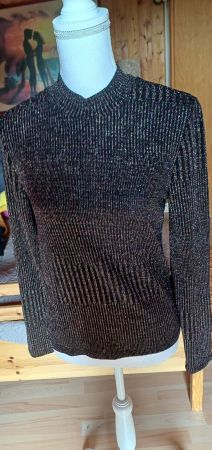 pull avec fibre pailletée