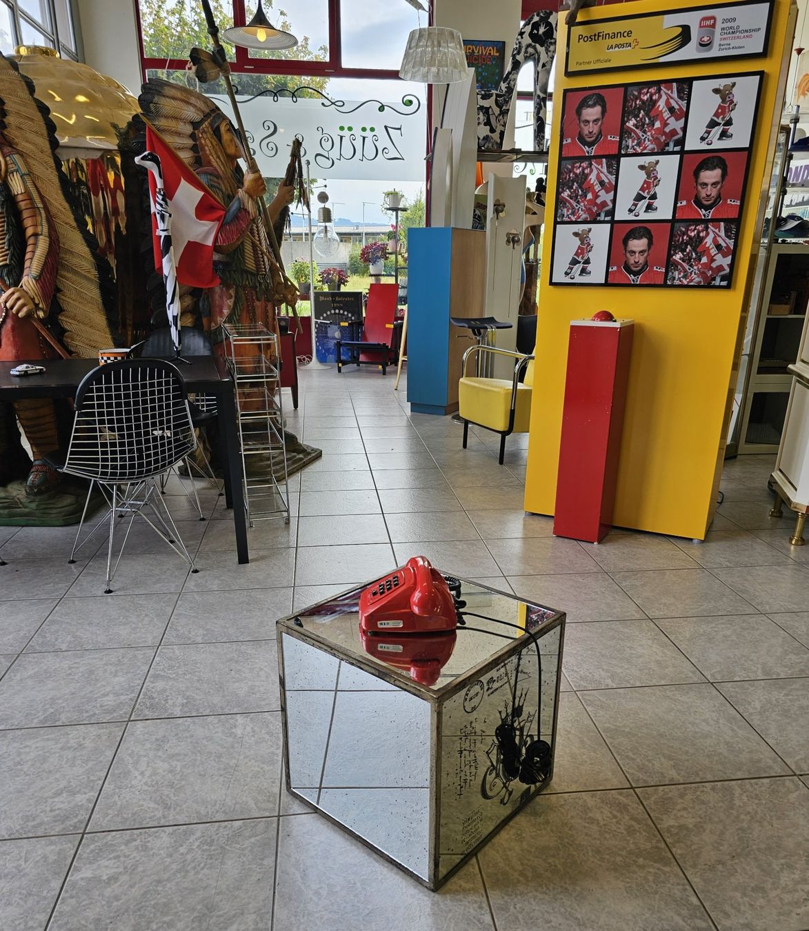 Tavoli: Mirror Cube Beistelltisch Side Table Glas Würfel Tisch – Usato da Nottwil venduto da Wondewa-Shop 9