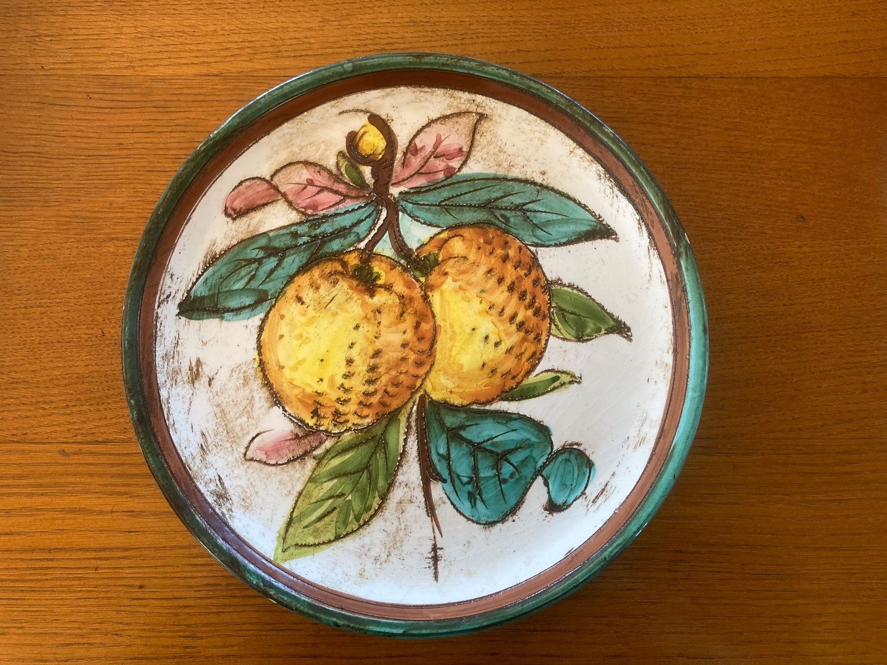 Assiettes: Handgemaltes  Teller – D'occasion à Lovens par Traktor69