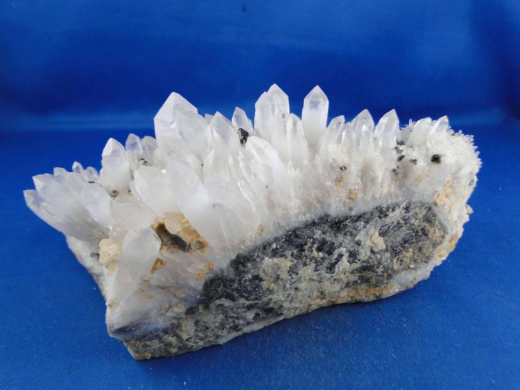 Minerali & Pietre curative: Bournonit mit Sphalerit auf Bergkristall – Usato da Schinznach Bad venduto da Demerald 6