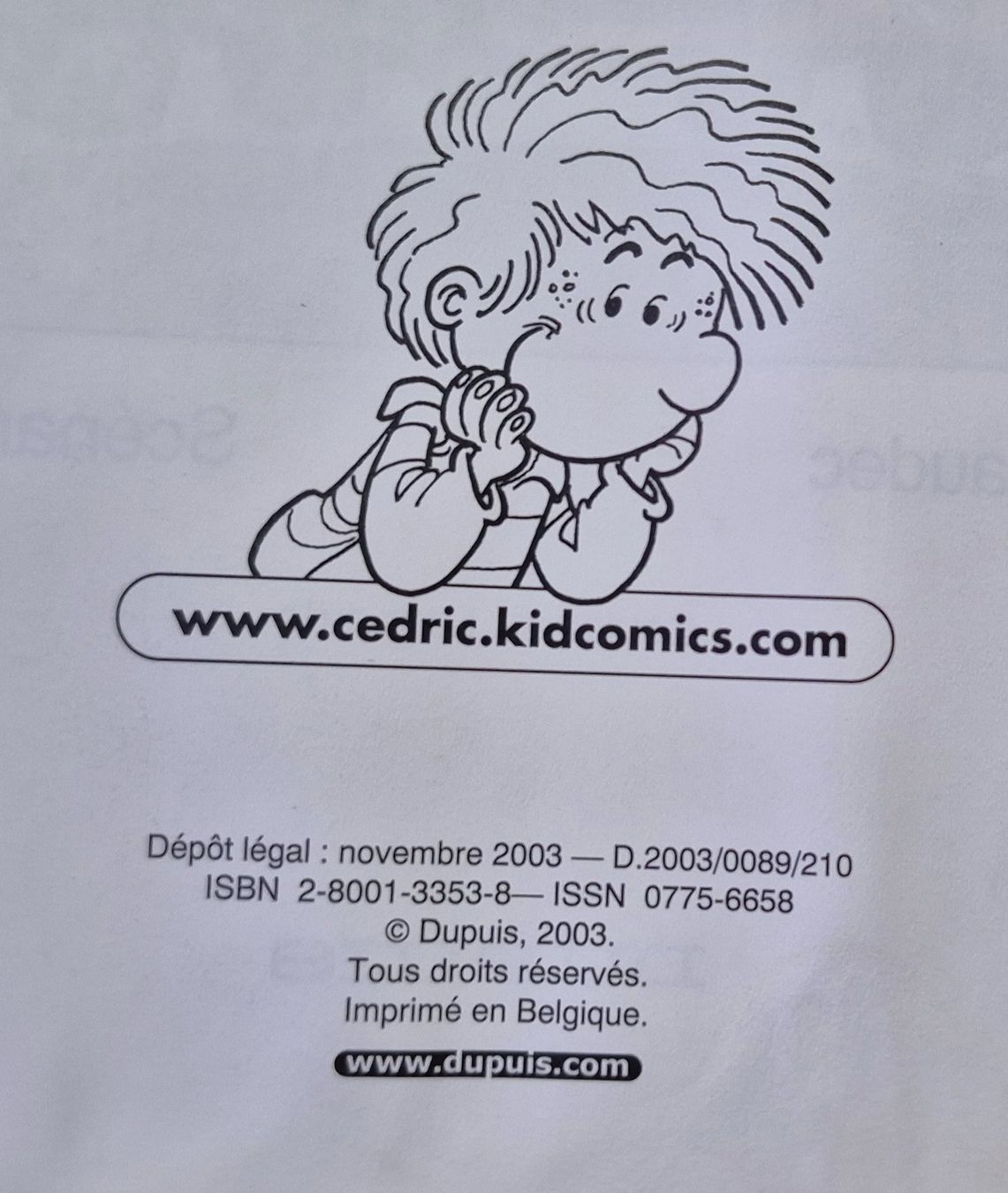 Comics: Cédric 18 Enfin Seuls! BD EO – Gebraucht aus Grand-Lancy von loi_599y 2