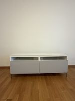 Fernsehtisch / TV - Möbel weiss/grau