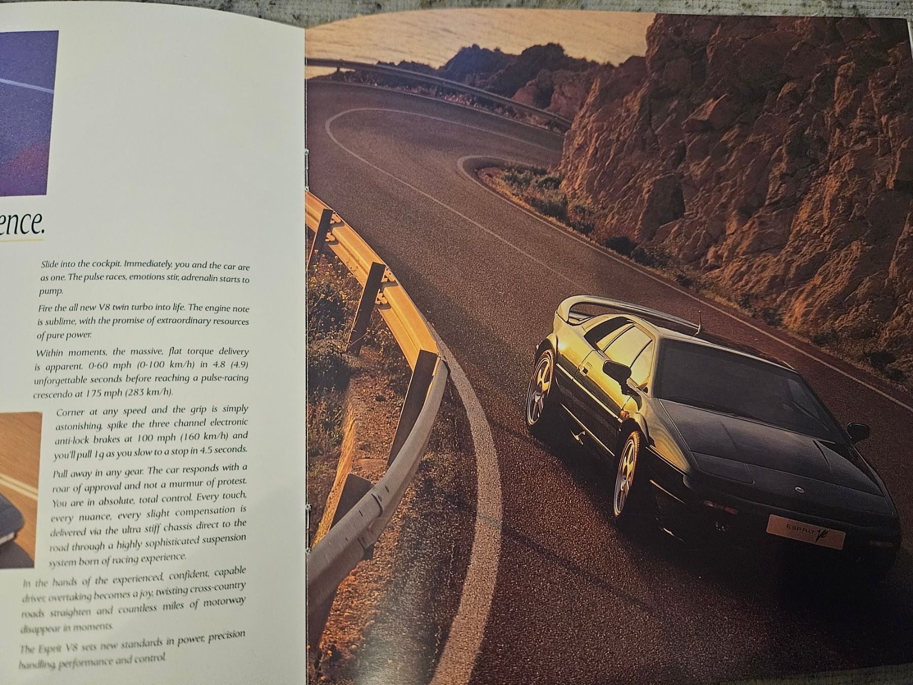 Lotus Documenti: Lotus Esprit V8  V8-GT Prospekt xa – Usato da Flawil venduto da sr1_f6st 4