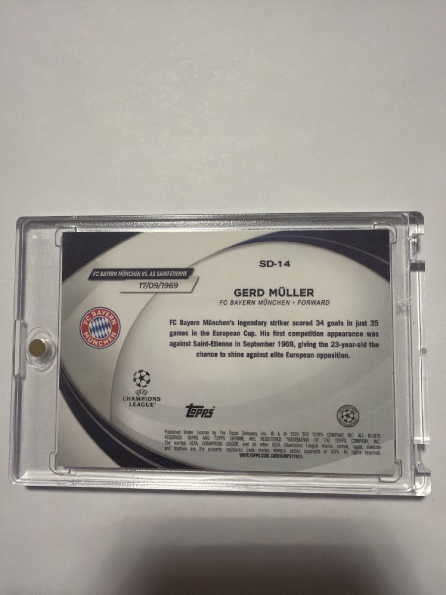 Topps Cartes à collectionner: Gerd Muller topps  – D'occasion à S. Antonino par Mc2495 1