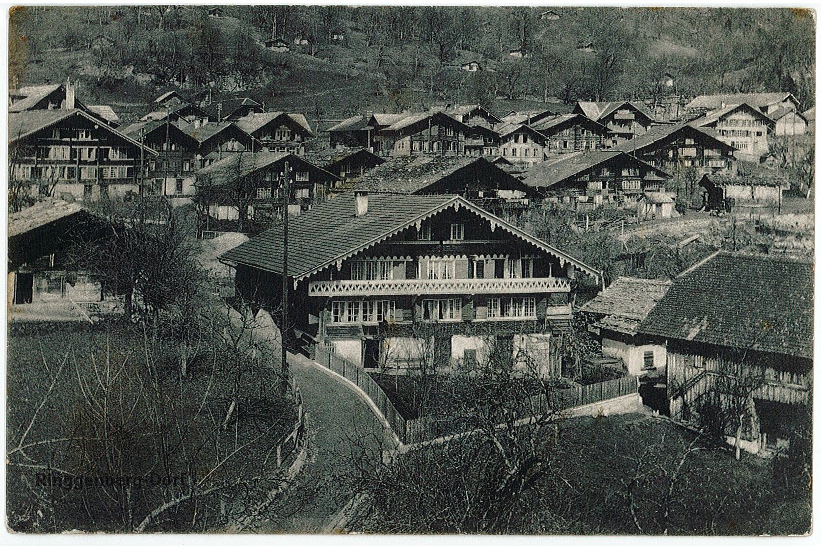 Cartoline postali: BE 291 RINGGENBERG 1914 Feldpost o RINGGENBERG – Usato da Fribourg venduto da philafri