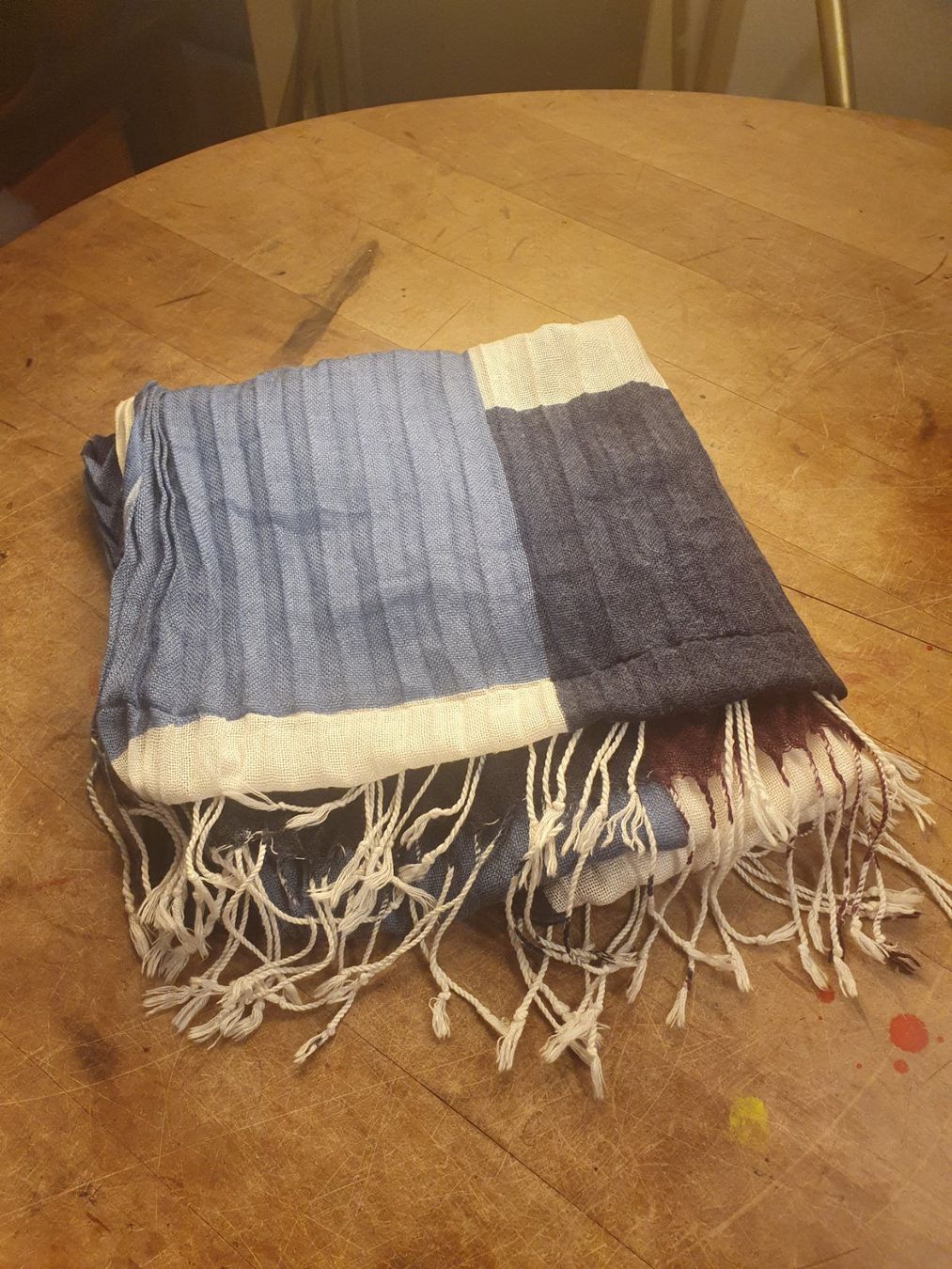 Schals: Baumwollschaal Würfelmuster 185 x 50 cm – Gebraucht aus Zürich von loosebone 3