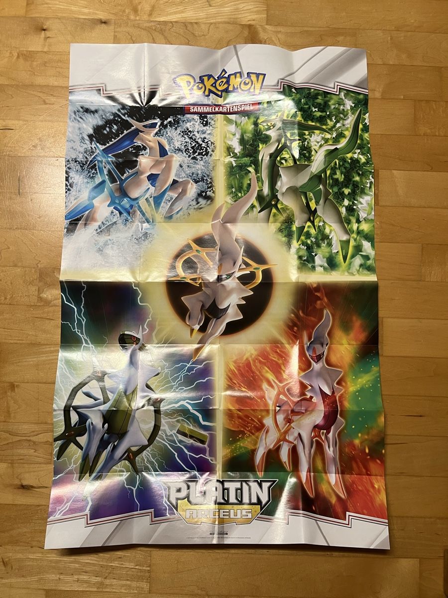 Pokémon Carte collezionabili: 2x Pokemon Platin Arceus Poster mit Kartenliste – Nuovo (secondo la descrizione) da Lenzburg venduto da Ciko1991 1