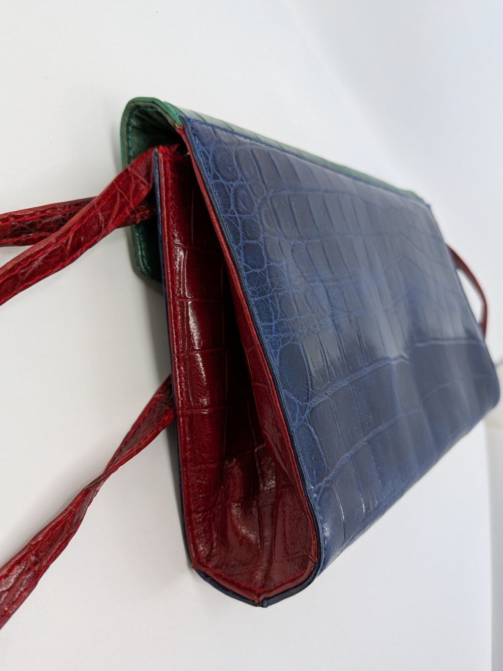 Borse da donna: Vintage 3-farbige Ledertasche Swiss Made – Usato da Emmen venduto da magelan 4
