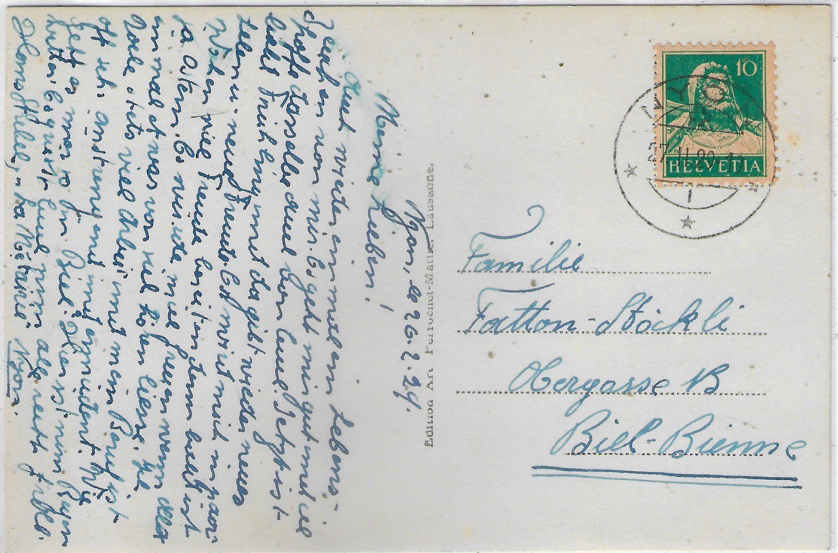 Cartes postales: Nyon - Place Perdtemps – D'occasion à Ettingen par Kartenplanet 1