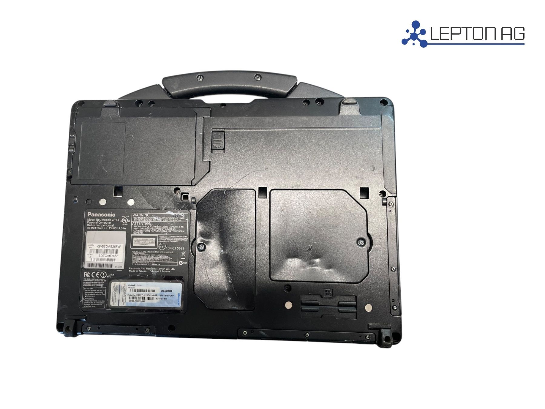 Panasonic Notebooks: Panasonic Tought Book CF-53 i5/4GB – Gebraucht aus Niederdorf von LeptonAG 6
