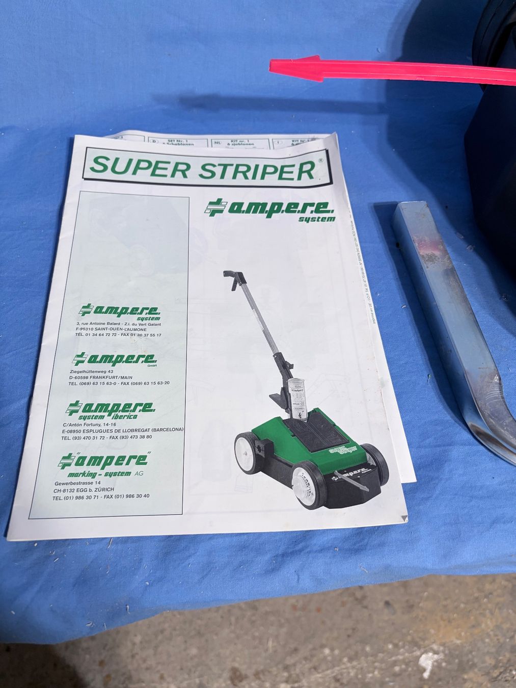 Tutti gli attrezzi: Parkplatzmarkierer Strassenlienen Super Striper – Usato da Sevelen venduto da Tschitschi 3