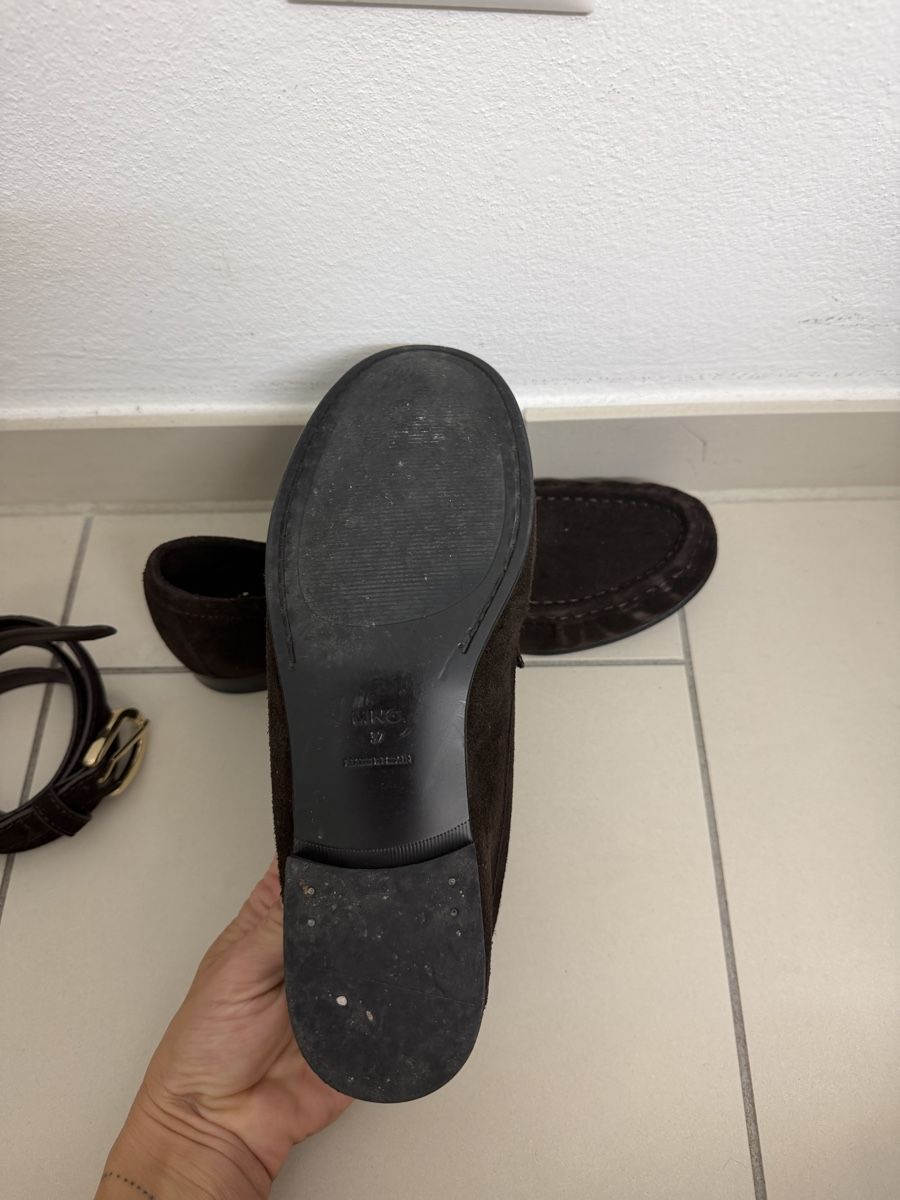 Mango Chaussures femmes: Wildleder Schuhe mit passenden Gürtel Mango  – D'occasion à Neerach par the_modern_mini 4
