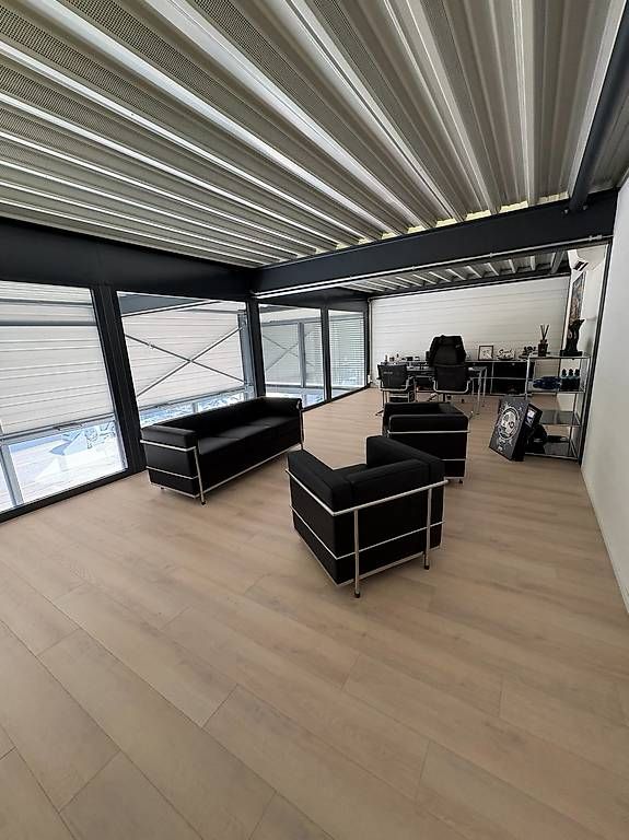 Divani: Sitzgarnitur Set/ 2 Sessel & 3-er Sofa- Echtleder Schwarz – Nuovo e nell'imballaggio originale da Münchenstein venduto da AndreHaus 3