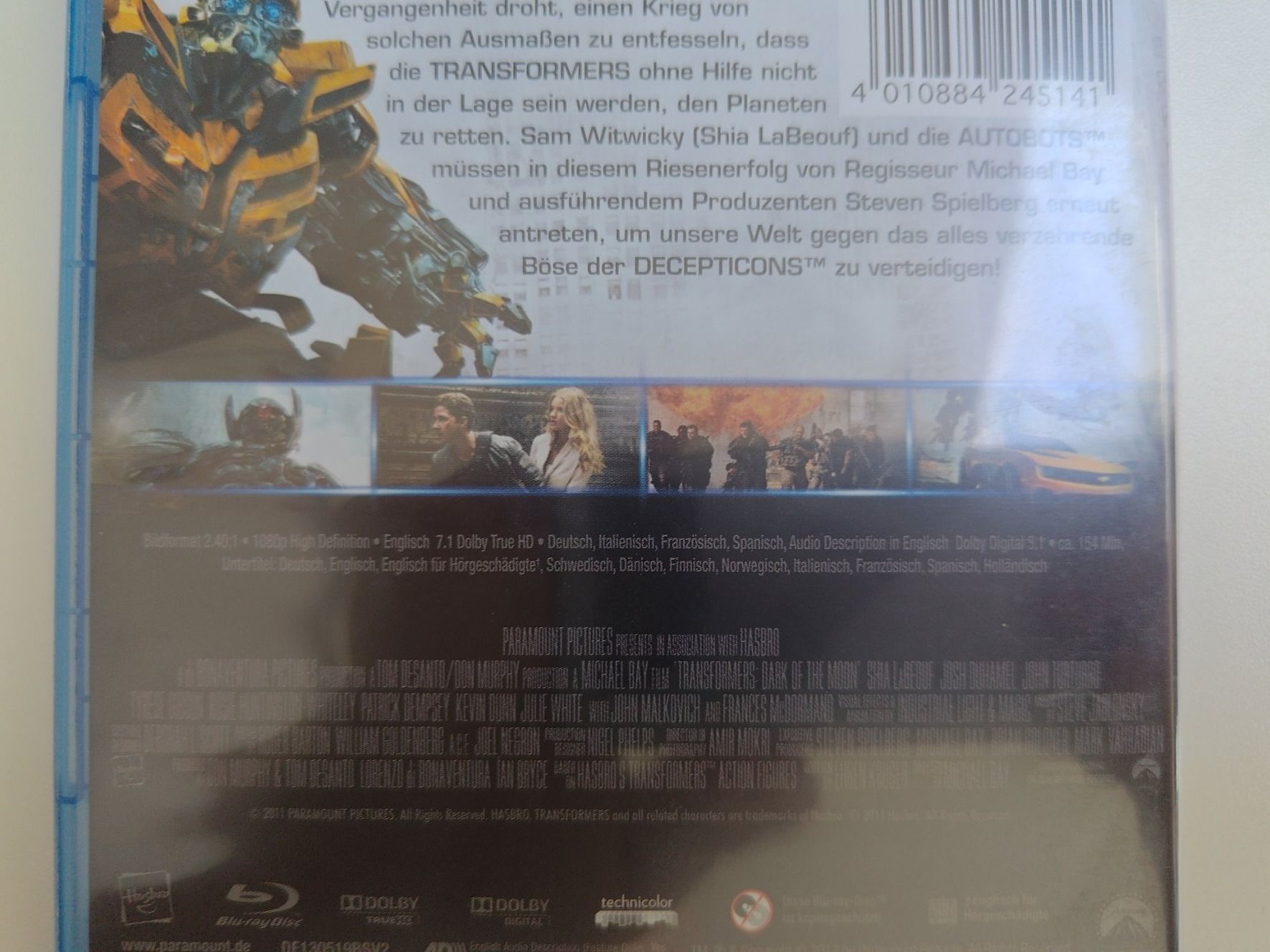 Tutti i DVDs: Transformers 3 – Usato da Liestal venduto da Kratzilla 3