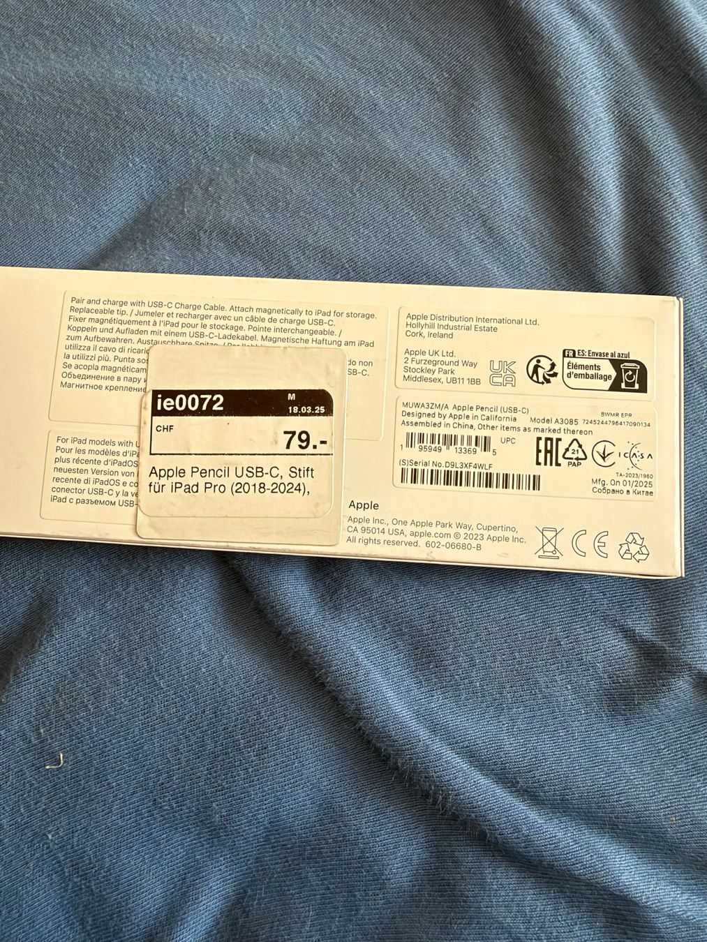 Apple Penna & Evidenziatori: Apple Pencil pro – Nuovo e nell'imballaggio originale da Schattdorf venduto da Kofi57 1