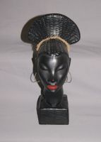 Afrikanische Kopfbüste Art Déco
