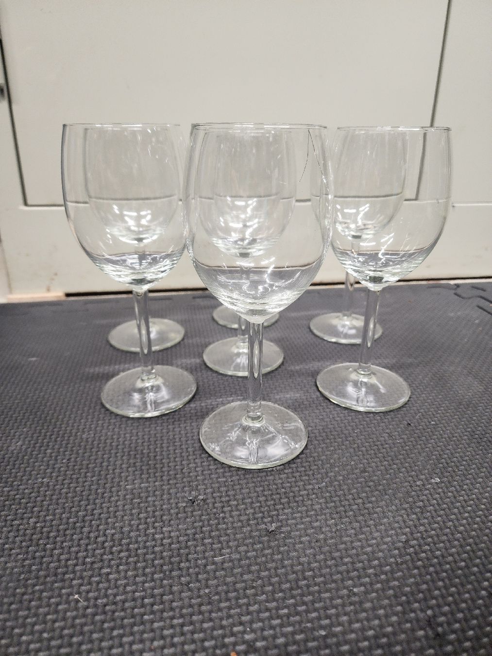 Bicchieri: Set von 7 Weingläsern transparent – Usato da Berneck venduto da erato6
