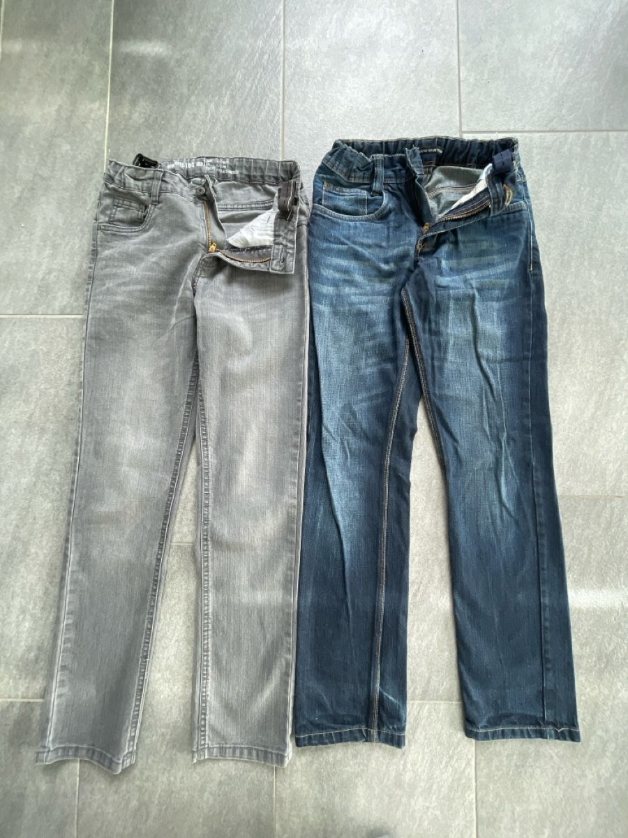 Ensembles coordonnés: Jeans 2er Set Grösse 152 grau/blau – D'occasion à Hinwil par Grappeli
