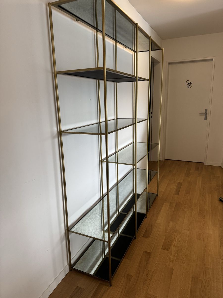 Étagères: Offenes Regal gold/glas – Neuf (Voir description) à Urdorf par Madl11 2