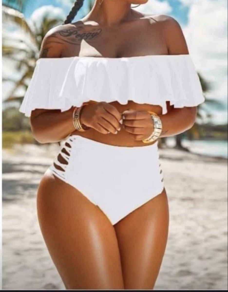 Costumi da bagno & Bikini: Bikini schulterfrei - Weiss – Nuovo e nell'imballaggio originale da Zürich venduto da sany07
