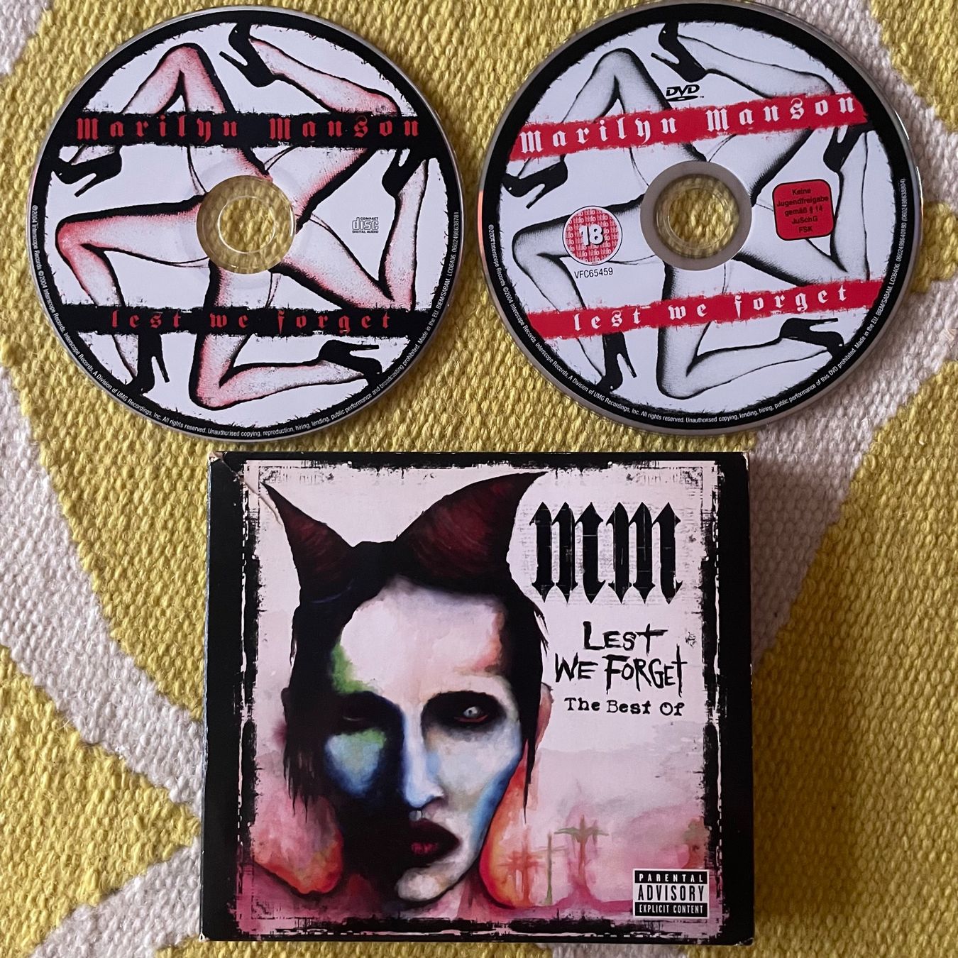 MARILYN MANSON-1CD+1DVD THE BEST OF/LEST WE FORGET (DIGIPAC) (Gebraucht ...