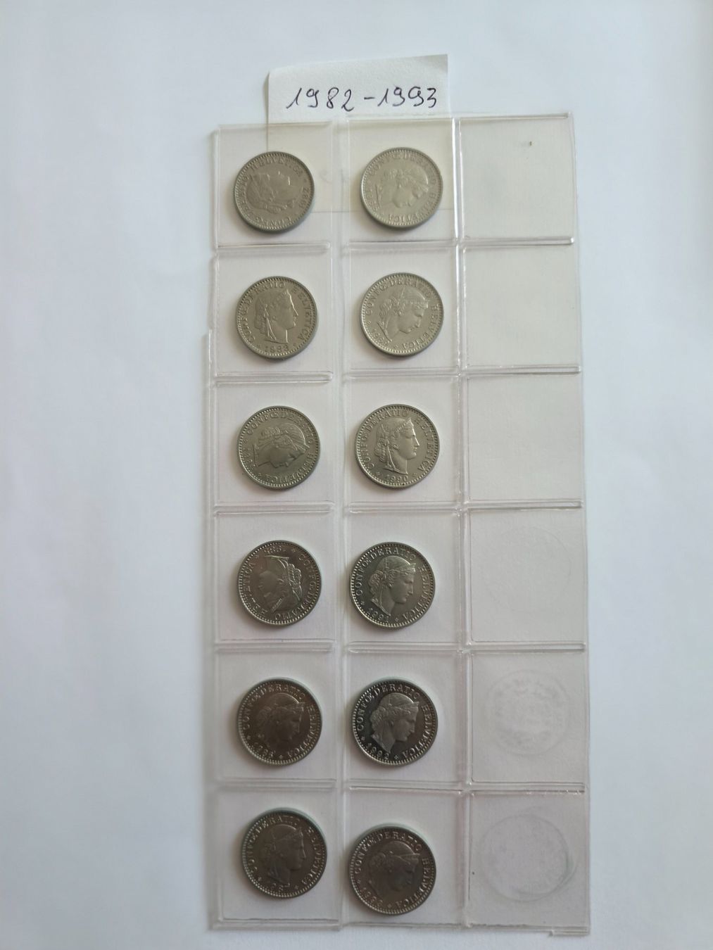 Tutti le monete: Pièces de 20 ct. de 1891 à 1993 – Usato da Concise venduto da coolinvest 7