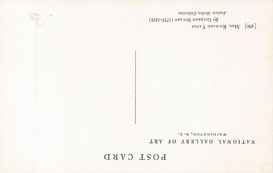 Cartoline postali: Kunst-AK, Mrs Richard Yates by Gilbert Stuart – Usato da Frauenfeld venduto da POML 1