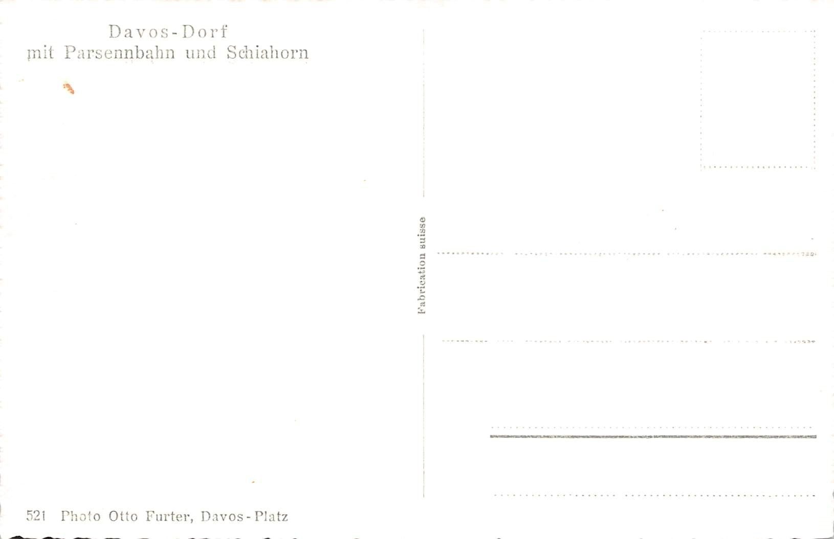 Ansichtskarten: 3x Davos – Gebraucht aus Ottikon b.Kemptth. von Neptun1974 1